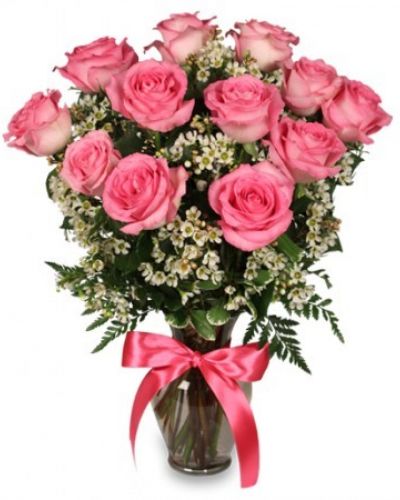 Send your special someone this standout bouquet of all pink roses.
<ul>
 	<li>Our florists hand-design each arrangement, so colors, varieties and containers may vary due to local availability</li>
</ul>