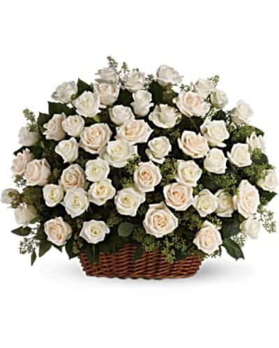 This Bountiful Rose Basket is a perfect way to show someone you care.
<ul>
 	<li>Our florists hand-design each arrangement, so colors, varieties and containers may vary due to local availability</li>
</ul>